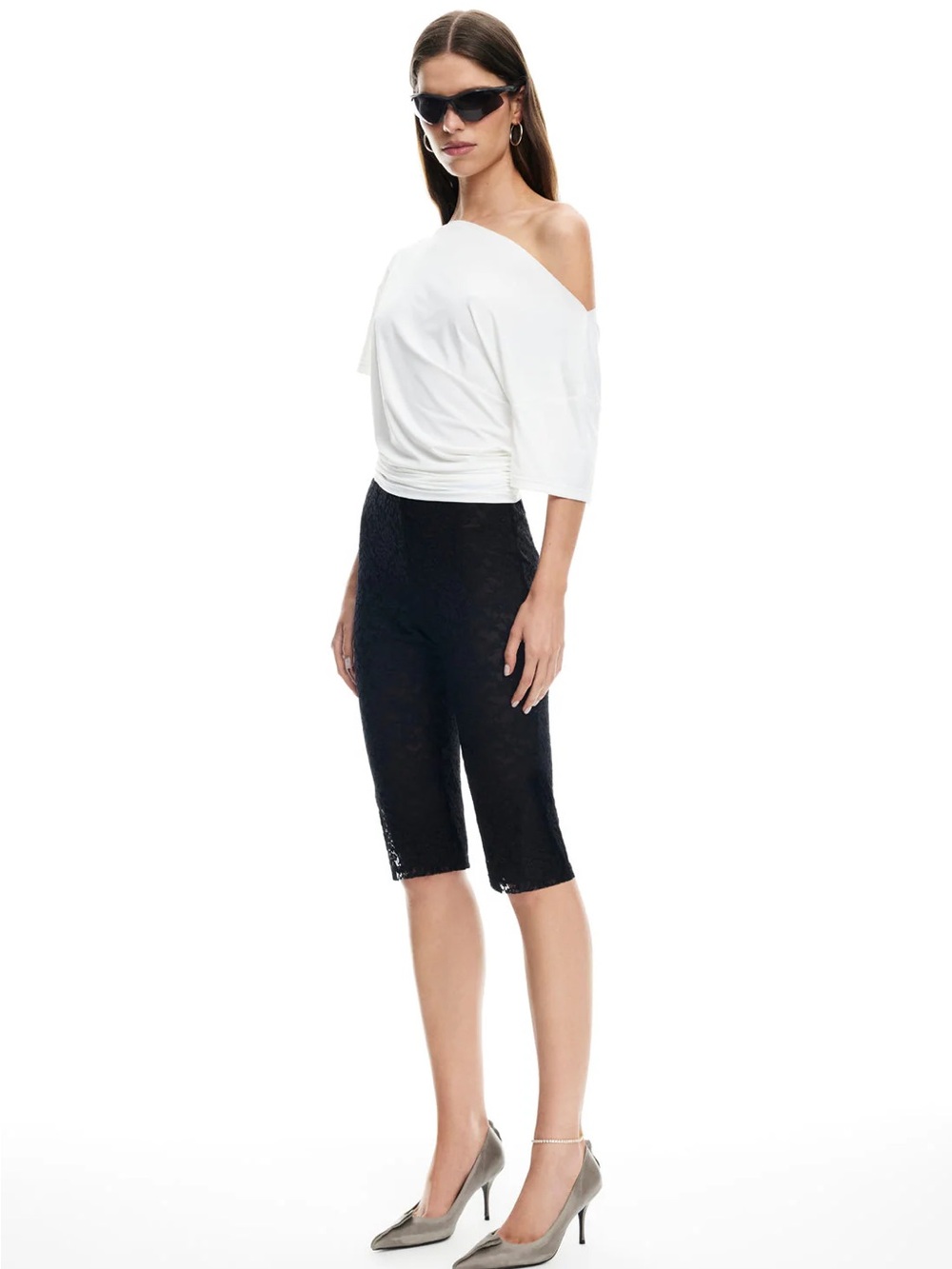 LIONESS | BABYDOLL CAPRI | NOIR | 1C